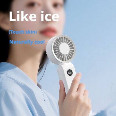 Digital Display Foldable Handheld FanMini Portable USB Fan for Home and Travel