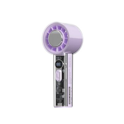 Digital Display Mini Usb Cooling Fan Lightweight Small Handheld Fans Battery Operated