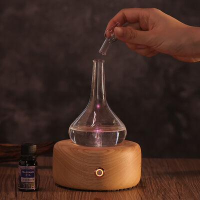 Customized Size Real Wood Essential Oil Diffuser Waterless High End For Hotels