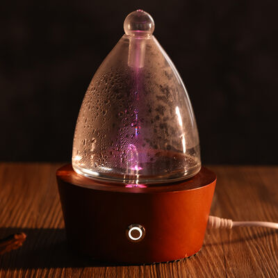 Real Wood Material Vintage Aroma Diffuser 0.5L Capacity For Residential Offices Spas