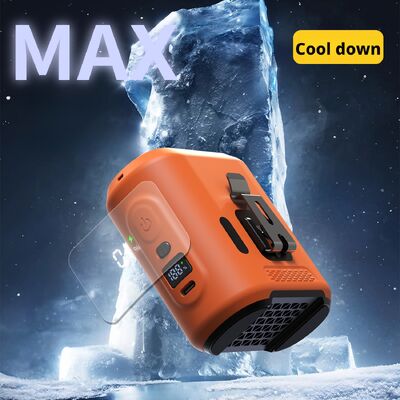 8000mAh Battery Portable Neck Fan With 4 Mode Versatility Lightweight Design