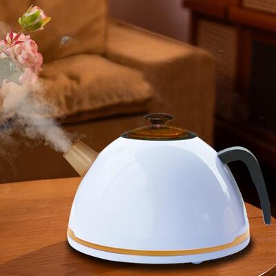 Aroma Diffuser and Humidifier Teapot-Shaped Aroma Diffuser 7-Color LED Simulated Boiling Water for Home
