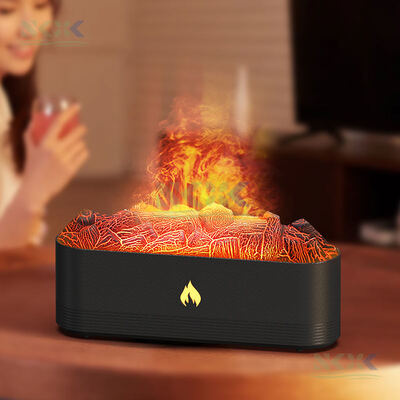 Flame Volcano Fragrance Diffuser Humidifier 250ml Colorful Essential Oil Aroma Diffuser for Household