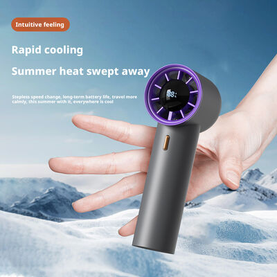 HaoyuSmart HX-F368 Handheld High Speed Fan | 2000mAh Rechargeable Portable Fan, Bulk Wholesale Supplier